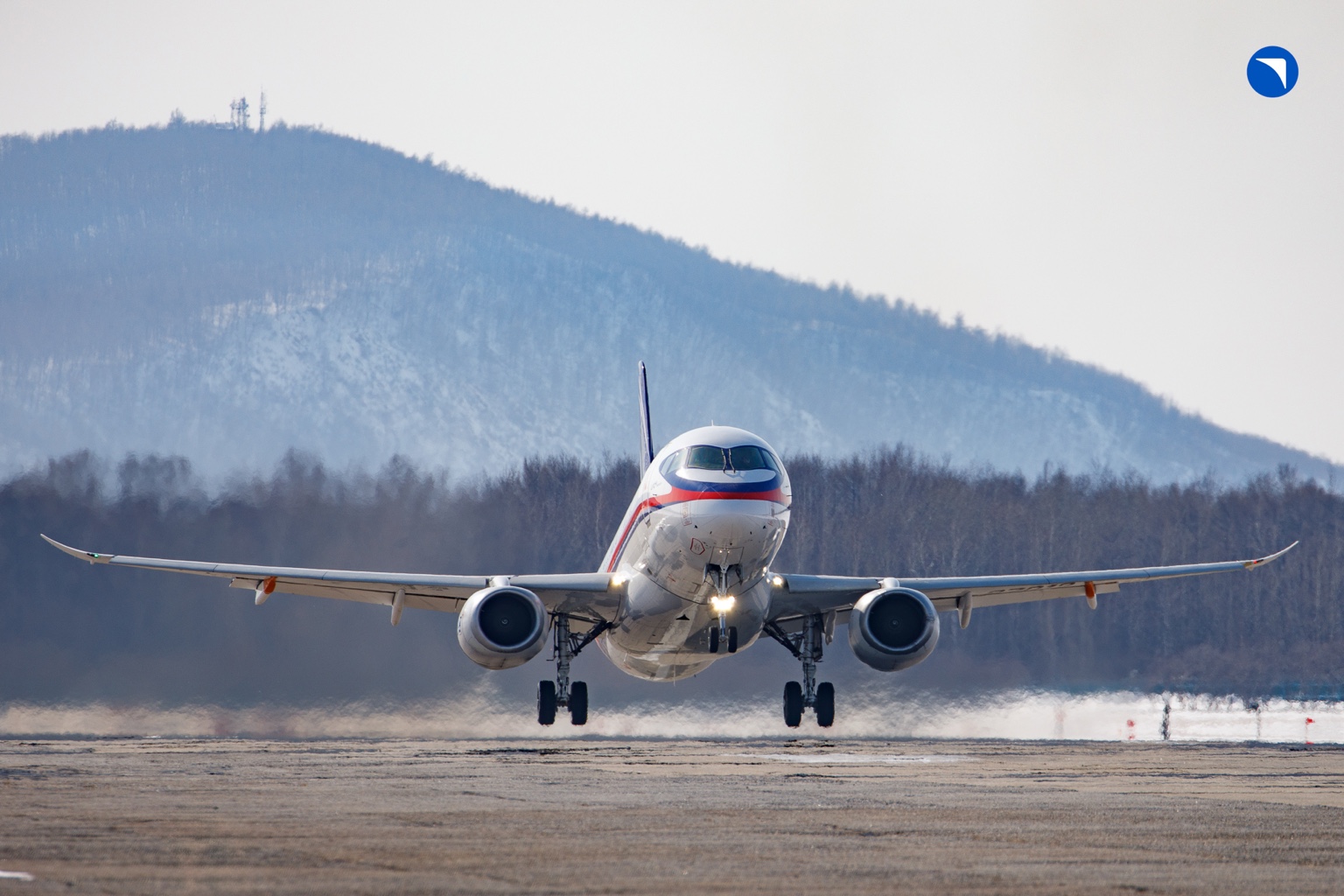 Superjet aircraft powered by PD-8 engines